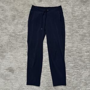 Athleta Pants Womens 6 Navy Blue Jogger Midtown Ankle Travel Work Casual